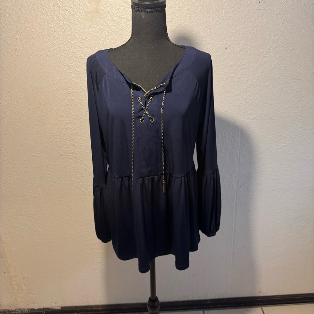 Navy Blue Women's Top